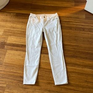 Jcrew White Skinny Jeans
